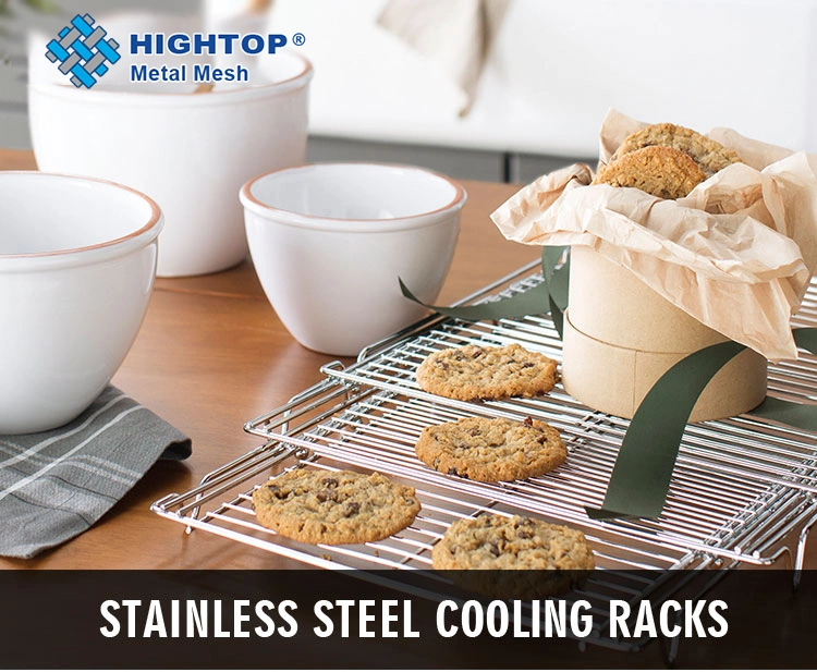 Non-Stick Stackable Stainless Steel Cookie Cake Bread Baking Cooling Wire Rack