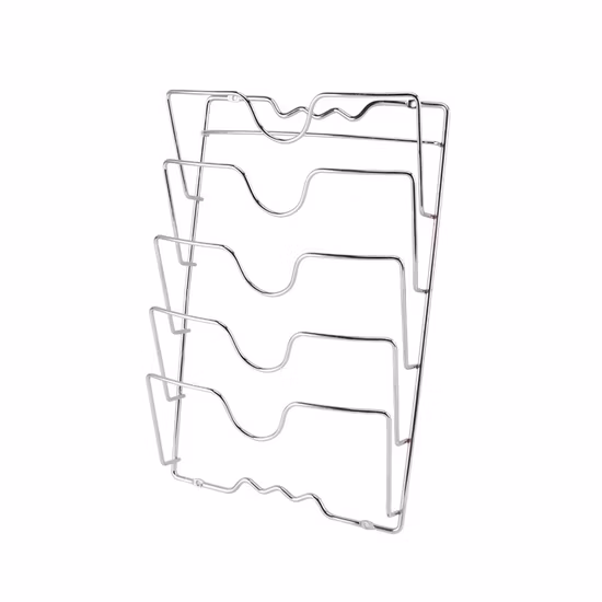 Rack de tampa de panela multifuncional montado na parede Rack de armazenamento de tampa de pote com placa de corte Suporte de armazenamento de placa de corte Rack de suporte