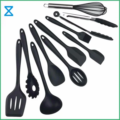 Utensílios de cozinha de silicone de produção de fábrica de alta qualidade para cozinhar