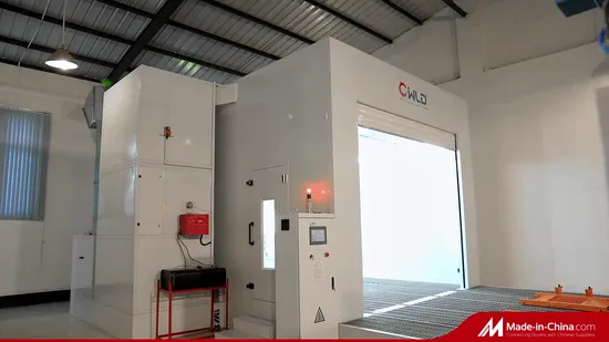 Wld6200 cabine de pintura em spray de caminhão de ônibus econômico para venda/forno de pulverização de carro infravermelho downdraft ce/cabine de pintura de sala de cozimento automotivo/câmera de pintura/cabine