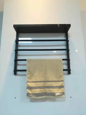 100% 304 Aço Inoxidável Vidro De Armazenamento Loja De Aço Cosméticos Exposição Segurança Chão Arame Grade Arame Parede Banheiro Toalha Display Rack