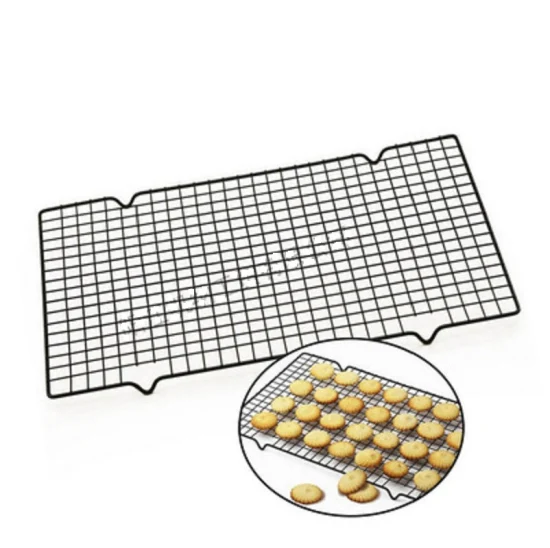 Rack de arame antiaderente Pão Malha de resfriamento Suporte para assar cozimento Grade de secagem para bolos Pães Biscoitos Biscoitos Bl14408